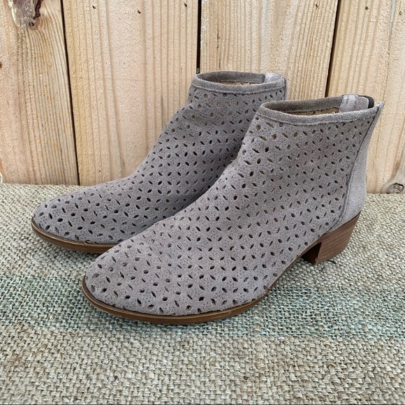 Lucky Brand Shoes - Lucky Brand Laser Cut Women’s Booties Size 8 Boots